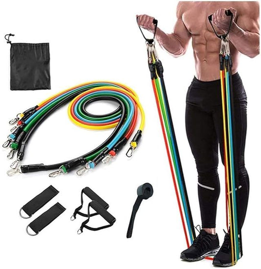 Exercise Bands Resistance Bands Set Workingout Door Fitness Gym Resistance Bands Kit for Men Women 18057